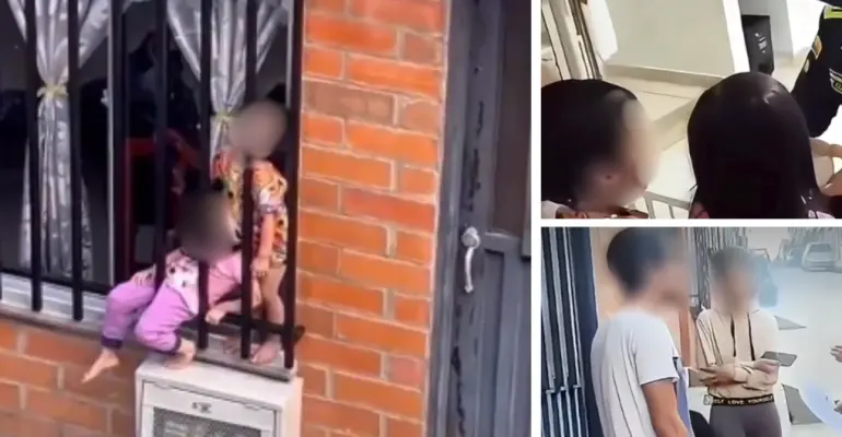 Indignación por video que muestra a dos niños dormidos en ventana de una casa en Risaralda: fueron rescatados e investigan presunto maltrato infantil