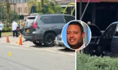 Así fue el asesinato de un comerciante en un centro comercial de Envigado cuando intentaba subir a su camioneta blindada: habría retirado dinero antes