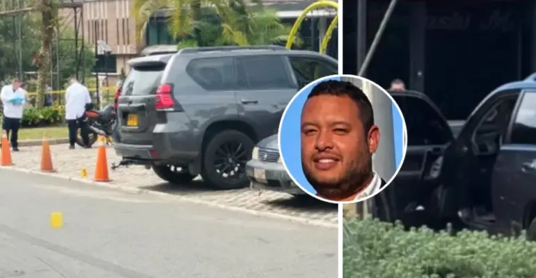 Así fue el asesinato de un comerciante en un centro comercial de Envigado cuando intentaba subir a su camioneta blindada: habría retirado dinero antes