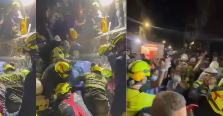 Milagro tras 36 horas del terremoto en Colombia | Daniela Largo fue rescatada en edificio colapsado en Pereira: socorrista reveló cómo la encontraron