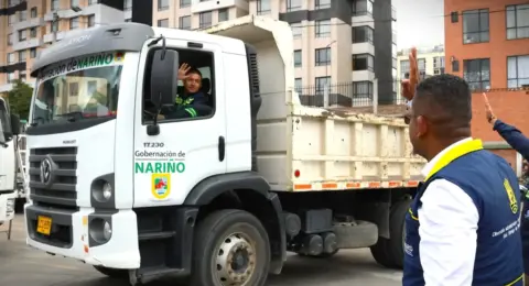 Con personal especializado en rescates y maquinaria amarilla, Nariño se solidariza con la emergencia derivada del fuerte terremoto