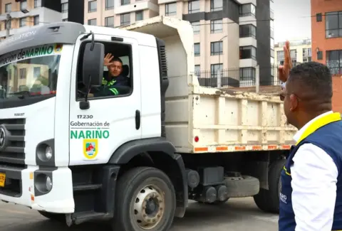 Con personal especializado en rescates y maquinaria amarilla, Nariño se solidariza con la emergencia derivada del fuerte terremoto