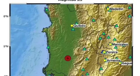 Temblor hoy en Chocó | Reportan nuevo sismo en Istmina durante la noche de este miércoles 26 de agosto: magnitud y profundidad