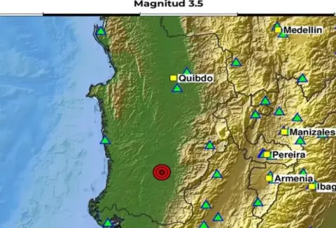 Temblor hoy en Chocó | Reportan nuevo sismo en Istmina durante la noche de este miércoles 26 de agosto: magnitud y profundidad