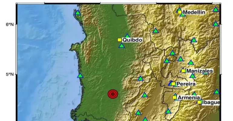 Temblor hoy en Chocó | Reportan nuevo sismo en Istmina durante la noche de este miércoles 26 de agosto: magnitud y profundidad