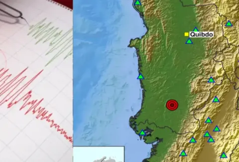 Dos temblores seguidos de 3,9 y 3,7 se registraron en Istmina, Chocó, en la noche de este domingo 23 de agosto: se sintieron en otras ciudades
