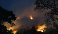 Tolima y Valle luchan contra 10 incendios activos: en Armero el fuego impacta en las veredas Maracaibo, Netú, Playón, Los Trinchos y Santuario