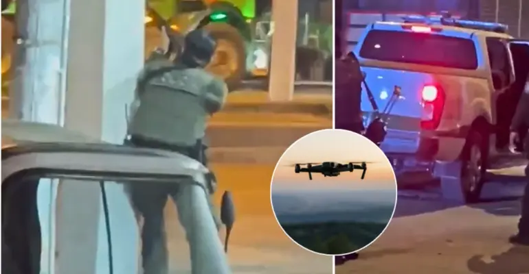 Tres policías resultaron heridos tras un ataque con drones contra una estación de Policía en el municipio de Pailitas, Cesar