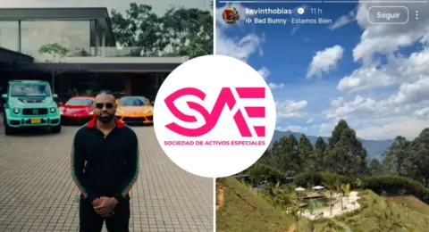¿Por qué el influencer Kevin Thobias sigue en su lujosa mansión de Las Palmas, en Medellín, luego de que le impusieran medida de extinción de dominio?