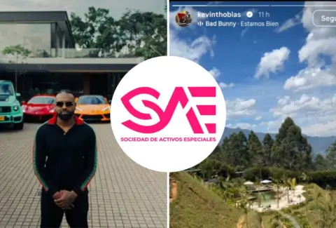 ¿Por qué el influencer Kevin Thobias sigue en su lujosa mansión de Las Palmas, en Medellín, luego de que le impusieran medida de extinción de dominio?