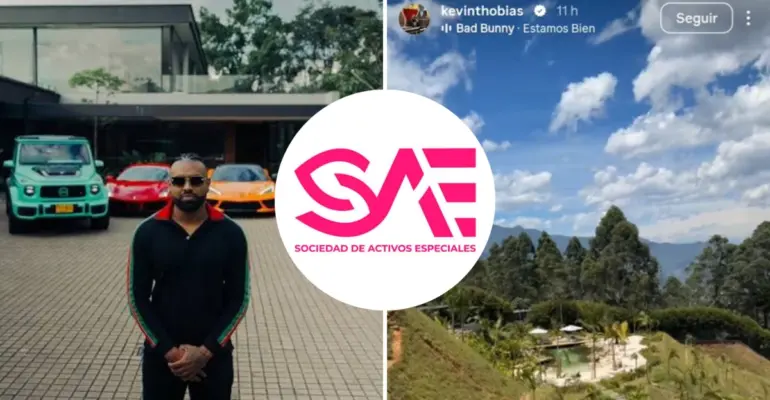 ¿Por qué el influencer Kevin Thobias sigue en su lujosa mansión de Las Palmas, en Medellín, luego de que le impusieran medida de extinción de dominio?
