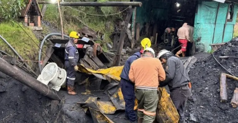Cuatro mineros están atrapados tras explosión en mina subterránea de carbón en Santander: equipos de la Agencia Nacional de Minería iniciaron rescate