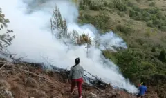 Alerta por incendios forestales en Colombia: 18 siguen activos y Tolima concentra casi la mitad, según la UNGRD