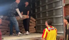 Terremoto en Colombia: desde Barranquilla se suman a la reconstrucción en Pereira y envían 22 toneladas de cemento y 9.000 bloques