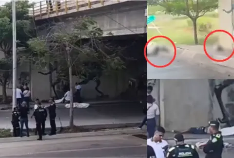 Investigan violento doble homicidio en la vía hacia al Aeropuerto de Barranquilla: los cuerpos fueron arrojados debajo de un puente en Soledad
