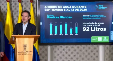 Atención: se suspenden medidas de racionamiento de agua sectoriales en Medellín durante esta semana; el ahorro aumentó y las lluvias ayudaron