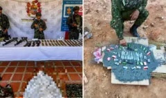 Golpe contundente al 'clan del Golfo' y las disidencias en el Norte de Antioquia: un subversivo fue dado de baja y cuatro más se entregaron