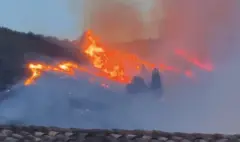 Grave incendio consume el cerro de San Marcos en Villa de Leyva: autoridades aseguran que fue provocado