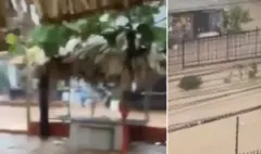 Videos | Fuertes lluvias golpearon a Santa Marta y provocaron inundaciones y problemas de movilidad: esto dijo el Ideam
