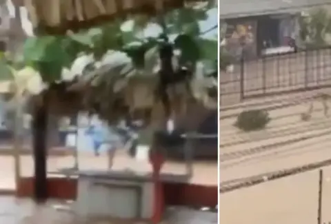 Videos | Fuertes lluvias golpearon a Santa Marta y provocaron inundaciones y problemas de movilidad: esto dijo el Ideam