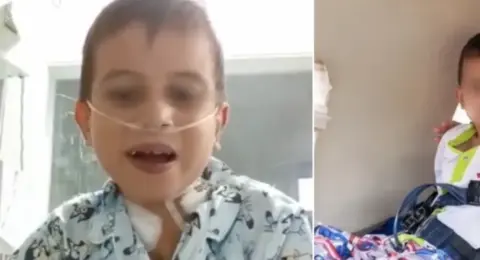 Lucas Murillo superó una compleja cirugía de corazón y reapareció con emotivo mensaje: 'Me duele un poco, pero me ponen medicamentos; me siento bien'