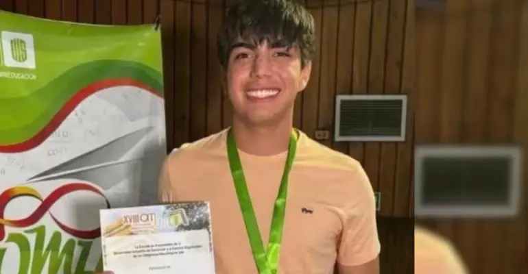 Abelardo De La Espriella anunció beca para Matías Luengas Vergel, el joven cucuteño de 16 años que alcanzó el Icfes perfecto