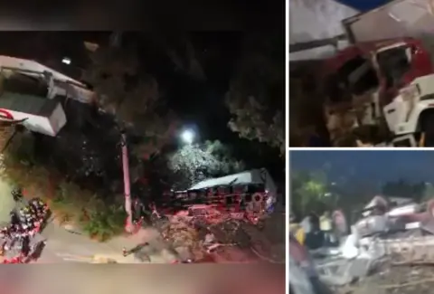 Esta es la hipótesis del fuerte accidente que dejó un camión estrellado contra una vivienda en Girón: hay 6 heridos y una persona muerta