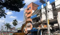 Duro golpe visual en Los Cámbulos: empieza la demolición de emblemáticas edificaciones afectadas por el terremoto en Cali