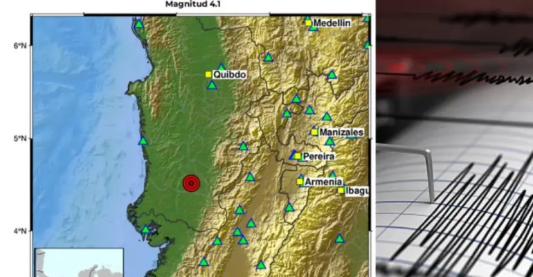 Temblor en Colombia | Reportan sismo de magnitud 4,1 en Istmina, Chocó, en la noche del 3 de octubre: epicentro y profundidad