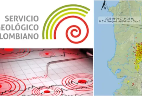 El SGC reporta descenso de las réplicas posteriores al terremoto de magnitud 7,4 en Chocó y de la actividad sísmica en Chaparral, Tolima