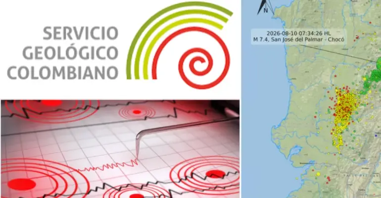 El SGC reporta descenso de las réplicas posteriores al terremoto de magnitud 7,4 en Chocó y de la actividad sísmica en Chaparral, Tolima