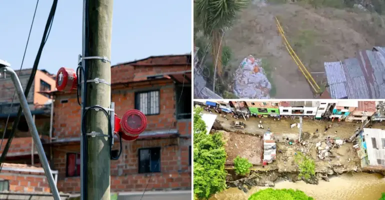 El sistema de alerta temprana, que combina tecnología y participación comunitaria, que previno una tragedia mayor tras el desbordamiento de La Iguaná