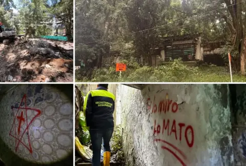 Las imágenes inéditas del interior de la 'casa del terror' de El Poblado, en Medellín, que perteneció a la viuda de Pablo Escobar y fue demolida