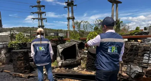 Indignante: sellan una empresa y capturan a cinco personas con fines penales por realizar descargas de residuos peligrosos a la bahía de Cartagena