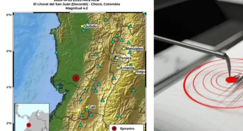 Fuerte temblor en Colombia | SGC reportó nuevo sismo en Chocó en la noche de este domingo 25 de octubre: profundidad, epicentro y detalles