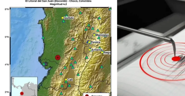 Fuerte temblor en Colombia | SGC reportó nuevo sismo en Chocó en la noche de este domingo 25 de octubre: profundidad, epicentro y detalles