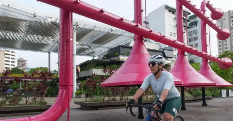 Polémica | ¿Por qué el monumento Las Trompetas de Niche está pintado de color rosado? La Alcaldía de Cali anunció investigación
